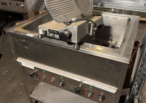Heating bath with incomplete cutting machine - Silver Steel ETK2 / MetalNord