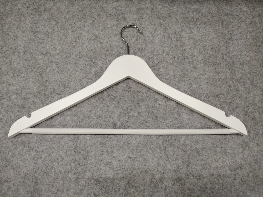 1576123-1 Coat hangers, 100 pcs - white, plastic, 402-440