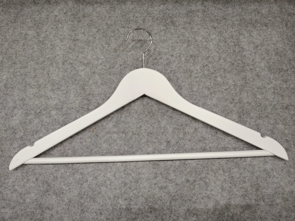 1576125-1 Coat hangers, 100 pcs - white, plastic, 402-456