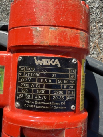 1422026-2 Kärnborr - WEKA DK16