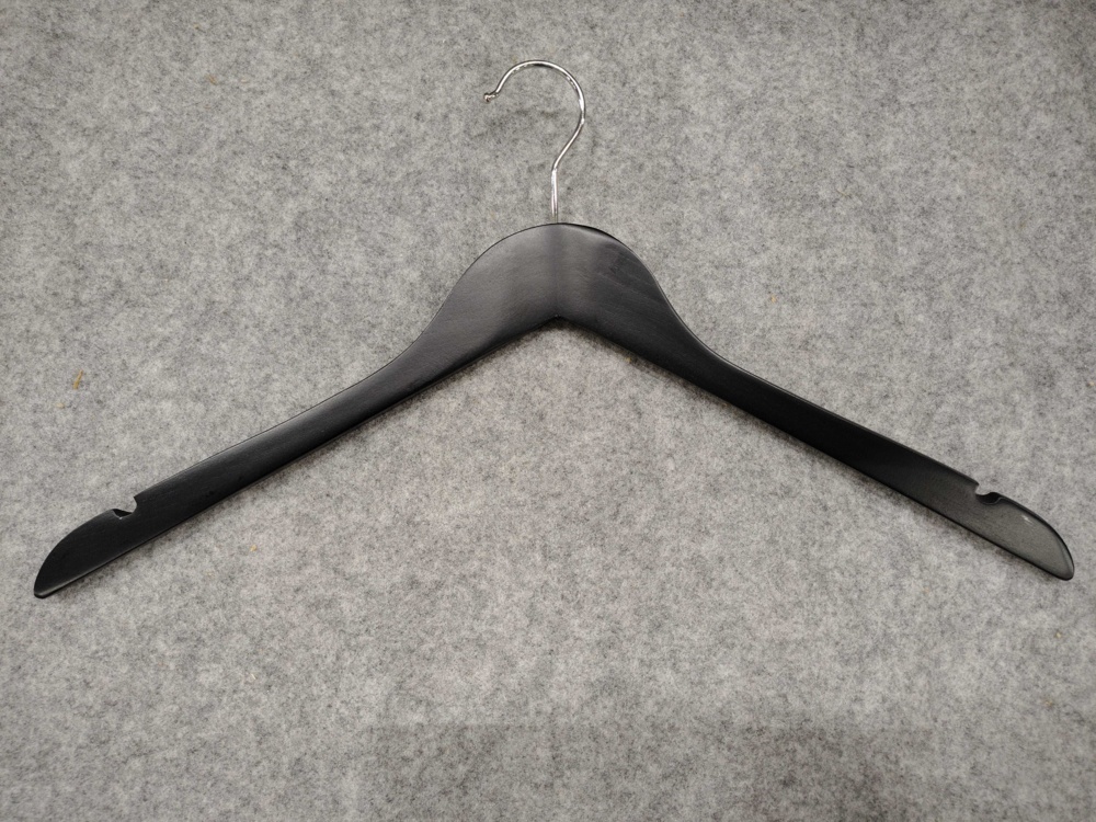 1576134-1 Coat hangers, 100 pcs - black, plastic, 402-406