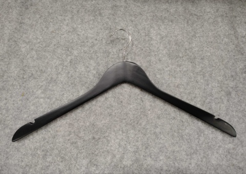 Coat hangers, 100 pcs - black, plastic, 402-406