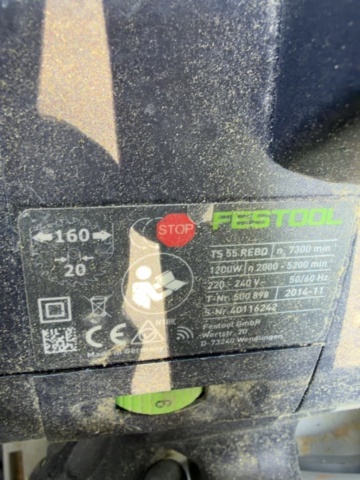 1422041-3 Sänksåg med tillbehör - Festool TS 55 REBQ - 2014