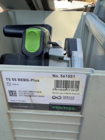 1422041-8 Sänksåg med tillbehör - Festool TS 55 REBQ - 2014