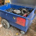 1422045-4 Collection of electrical cables and cable reels 220v and construction trolley