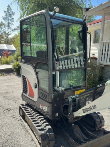1422049-3 Minigrävare - Bobcat E19 -2021 (under 160 timmar)