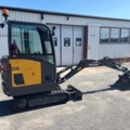1536021-1 Grävmaskin med 3 skopor och tjälkrok - Volvo EC18E - 2022
