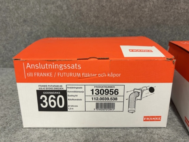 1506031-3 Connection kit for fans and hoods - Franke