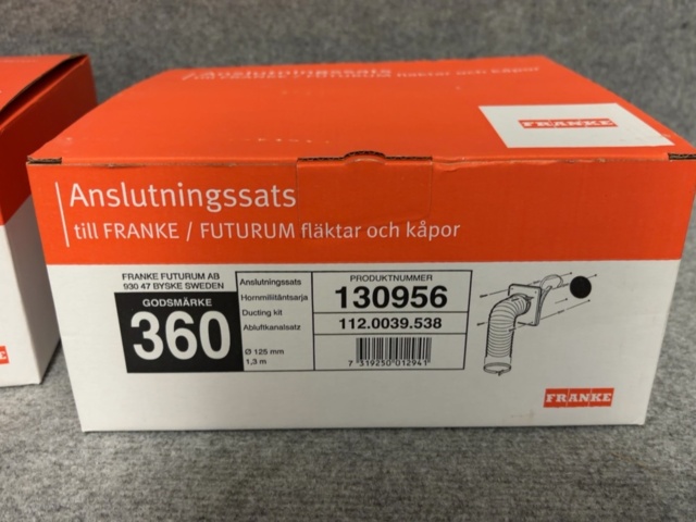 1506031-4 Connection kit for fans and hoods - Franke