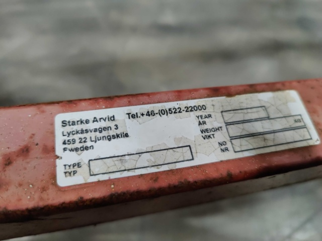 1576224-7 Skivvagn Starke Arvid 500 kg