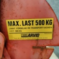 1576224-10 Skivvagn Starke Arvid 500 kg