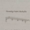 1564828-6 Essem design Nostalgi hatt/skohylla Ek/svart