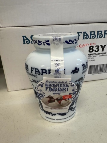 1506022-4 Samling med cocktailkörsbär samt jordgubb *Uppdaterat Antal*  - Fabbri Amarena