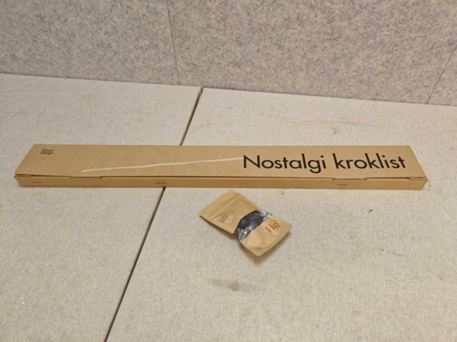 1564834-1 Essem design Nostalgi kroklist ek/svart