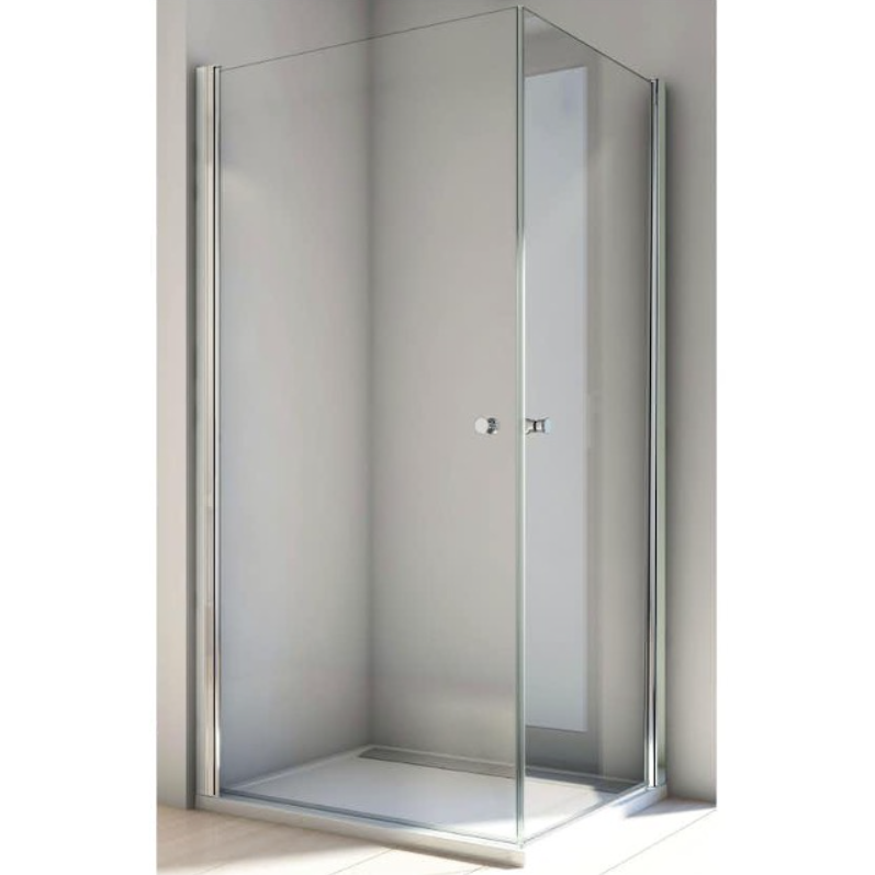 1576118-1 Shower enclosure, 2 doors - SanSwiss, 900x2000 mm, clear glass