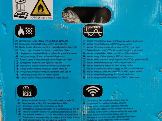 1576232-6 Luftvärmepump Qlima SC-JA 2522, 4.9 kW