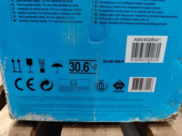 1576232-8 Luftvärmepump Qlima SC-JA 2522, 4.9 kW