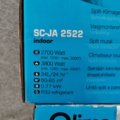1576232-10 Luftvärmepump Qlima SC-JA 2522, 4.9 kW