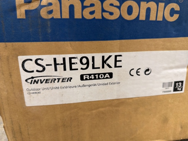 1576235-2 Inomhusdel för luftvärmepump Panasonic CS-HE9LKE