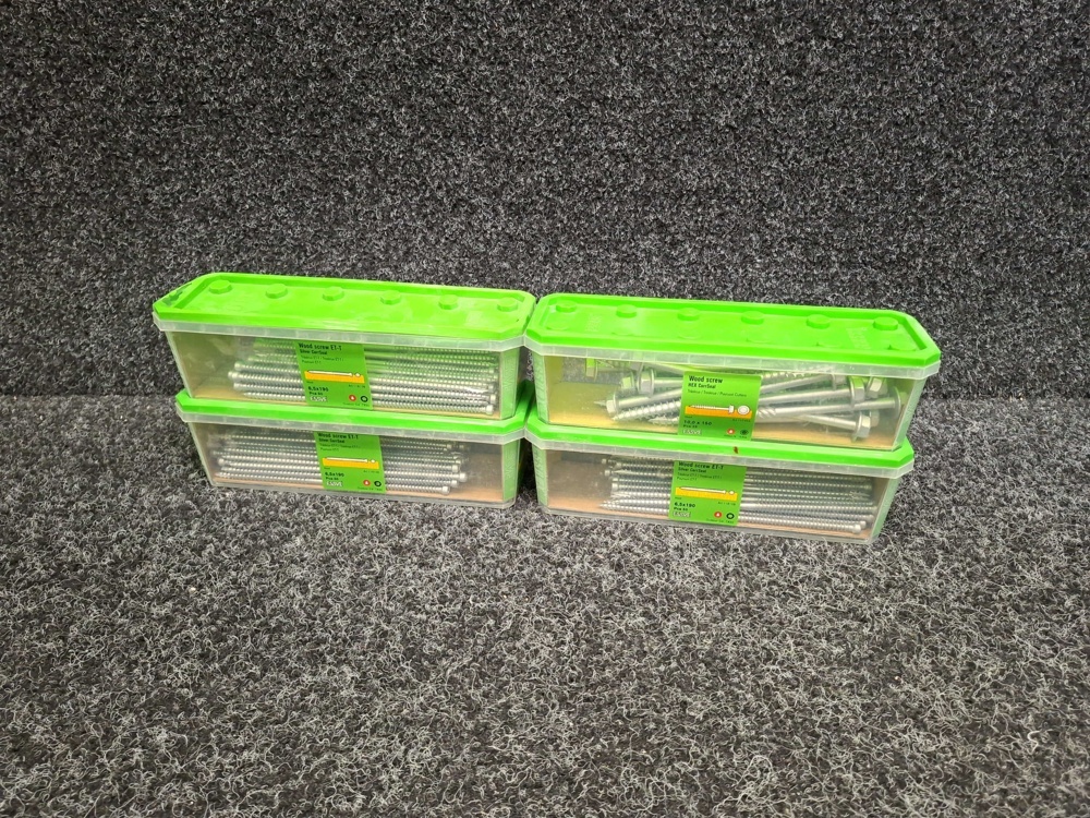 1575929-2 175 st Träskruv 6.5x190 & 10.0x150mm, Essve