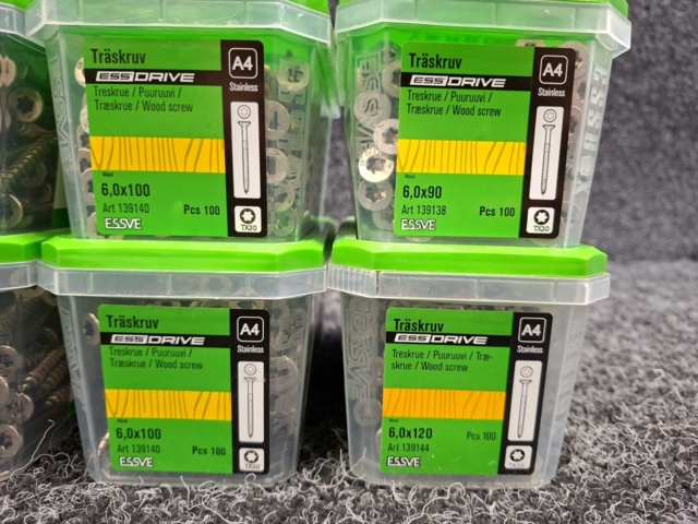 1575935-3 800 pcs Wood screws, Essve