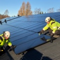 1576416-1 Solar cell package, 8kW Suntech 420W all black, mounting accessories & used Afore inverter