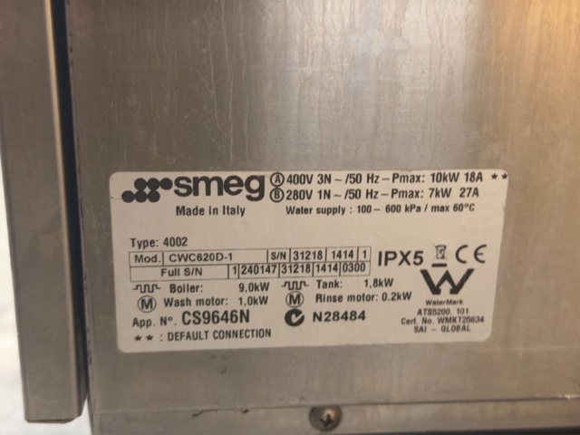 1565997-8 Diskmaskin – Smeg 4002