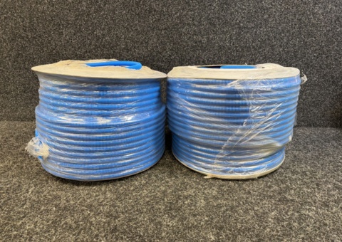 2 st Flexrör 16mm Blå 100m / rulle