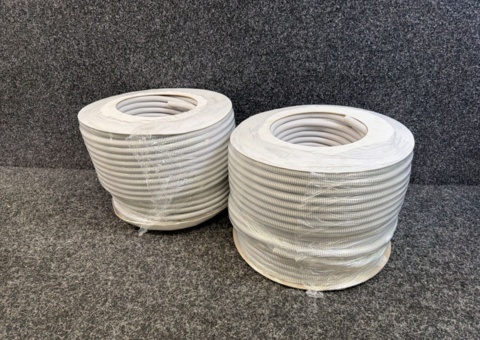2 st Flexrör 16mm Grå 100m / rulle