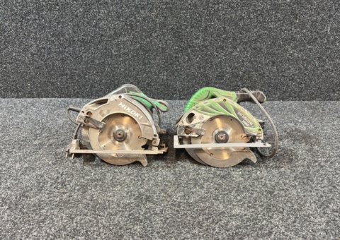Circular saws 2 pcs - HiKOKI C6BU3 / Hitachi C6BU2