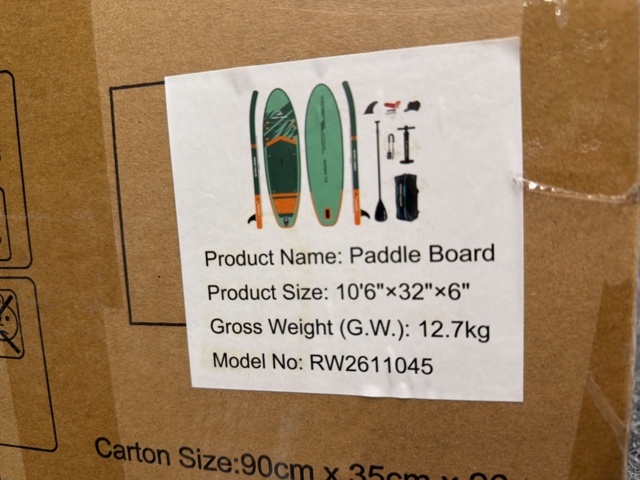 1576334-4 SUP Board 10,6"x32" Ridewave