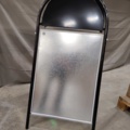 1576144-1 Gatupratare - 50x70 cm, svart, rundad topp