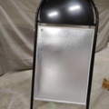 1576144-2 Gatupratare - 50x70 cm, svart, rundad topp
