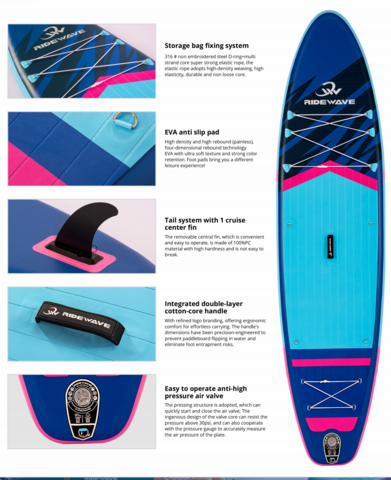 1576358-7 SUP Board 10,6"x32" Ridewave