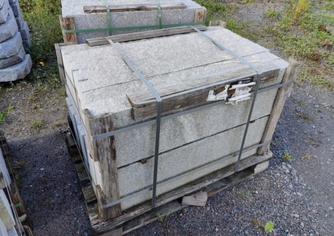 Granitkantsten RFV4 Rak Porto Grå 1100x100x300 mm ca 15,4 m