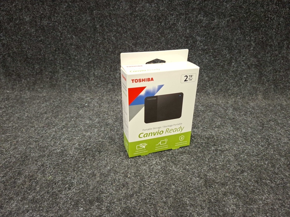 1555094-2 Hårddisk Toshiba Canvio Ready Extern HDD 2TB