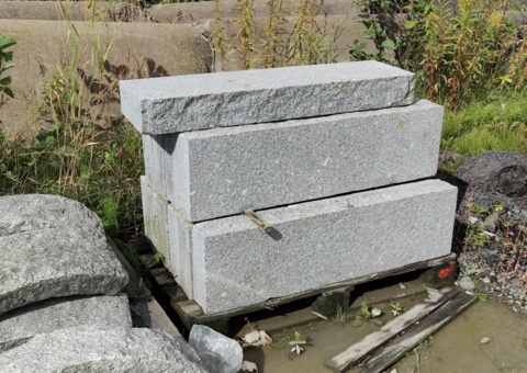 Granitkantsten RFV2 Rak Porto Grå 1100x120x300 mm ca 12,1 m