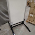 1576148-2 Trottoarpratare - 70x100 cm, vit, fjädrande bas