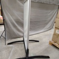 1576148-3 Trottoarpratare - 70x100 cm, vit, fjädrande bas