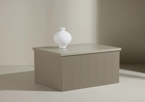 Sidobord 80 x 60 Beige