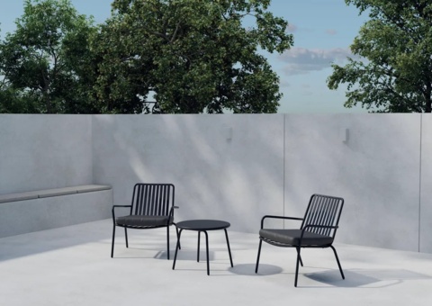 Lounge Set Svart