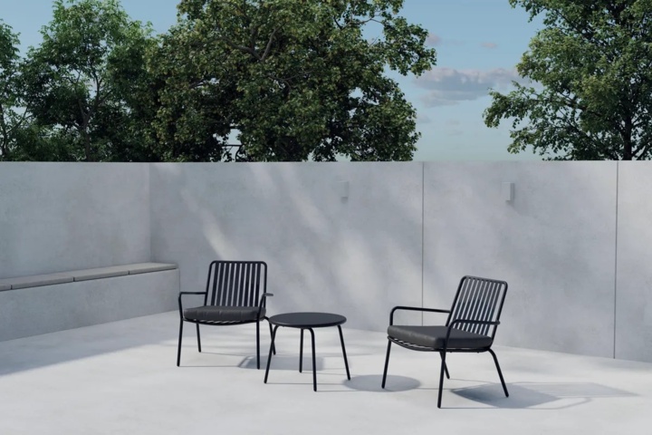 1570321-2 Lounge Set Svart