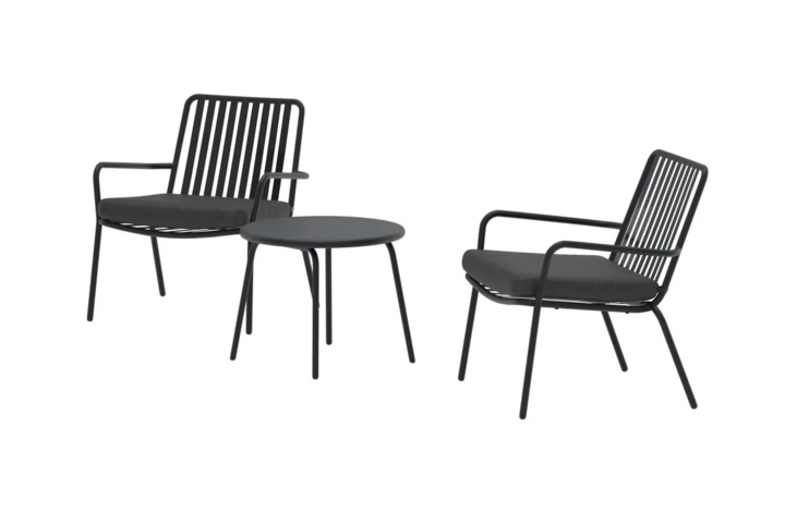 1570321-3 Lounge Set Svart