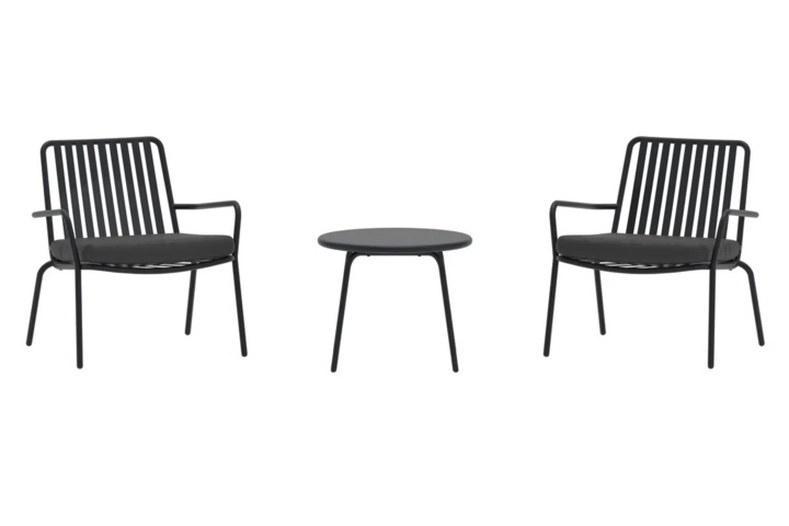 1570321-4 Lounge Set Svart