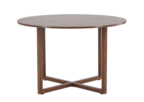 Runda Matbord 120cm Valnöt