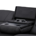 1570354-5 Reclinersoffa Svart