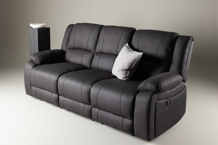1570354-6 Reclinersoffa Svart