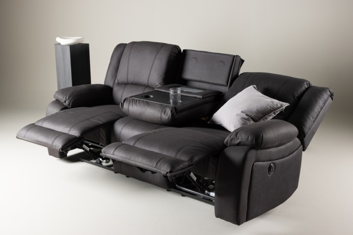 1570354-1 Reclinersoffa Svart