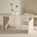 1570358-2 Matbord 220x100x75 cm - Beige / MDF FSC 100%