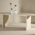 1570358-3 Matbord 220x100x75 cm - Beige / MDF FSC 100%